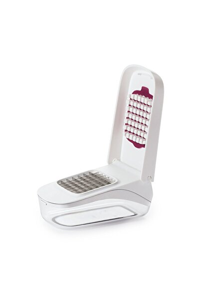 Flippy Vegetable Slicer, Manual Press, Multifunctional, 20x12.5x10 cm, ABS, White