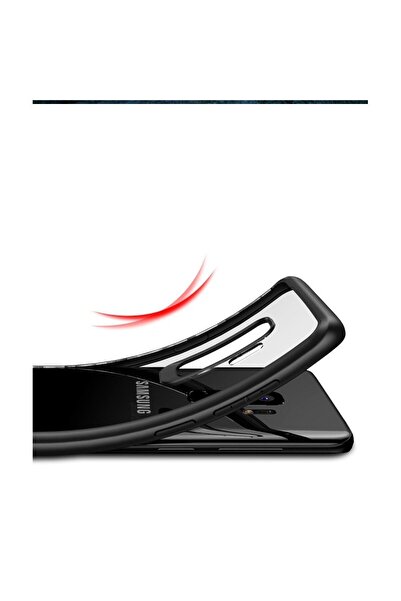 Bibilel Carcasă transparentă TPU cu margini colorate pentru Samsung Galaxy S9...