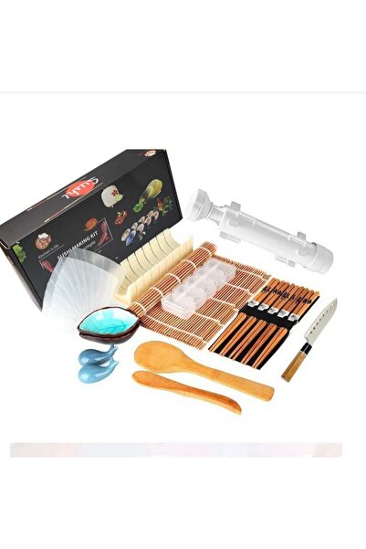 Flippy Sushi Utensil Set, Flippy, Set of 19 Sushi Accessories, HOME MADE Sushi Set, C