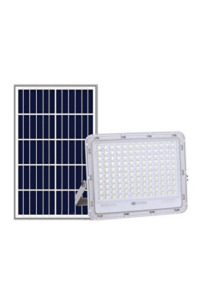 Flippy Proiector solar LED rabatabil, senzor de lumină impermeabil, 100W, 23x18 cm, suport U inclus, autonomie baterie