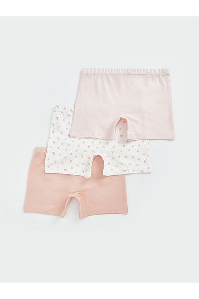 LC Waikiki Printed Girl's Boxer Set of 3