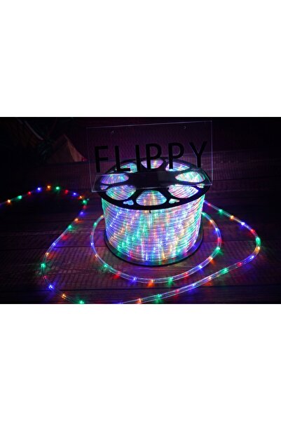 Flippy Instalație de Crăciun, 30 m, 720 de lumini LED, tub luminos, multicolo...