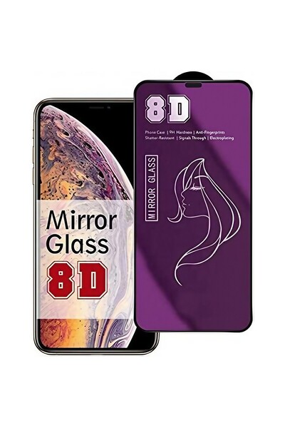 Flippy Protector de ecran din sticlă securizată cu oglindă 8D pentru iPhone 1...