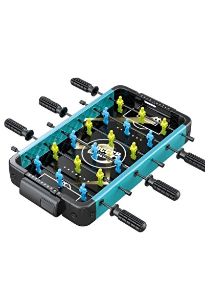 Flippy Foosball Table - 18 Players, 6 Handles, 2 Balls, Scoreboard, ABS, 49.8×26×6.6 cm, Multicolo