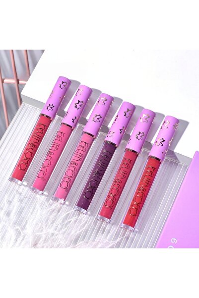 bzstore Set de Buze, KEVIN COCO, Violet Girl, 6 luciuri de buze