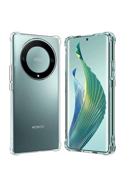 HONOR Carcasă de protecție Flippy pentru Magic 5 Pro, TPU rezistentă la șocuri, protecție pentru colțuri, transparentă de 1,5 mm