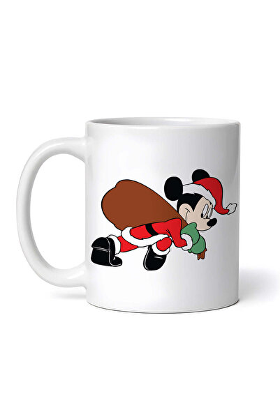 OEM Cană albă personalizată, Mickey Mouse plină de jucării, Inovatix®. 330 ml