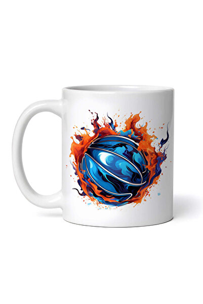 OEM Cană albă personalizată, Adonis Basketball, Inovatix®. 330 ml