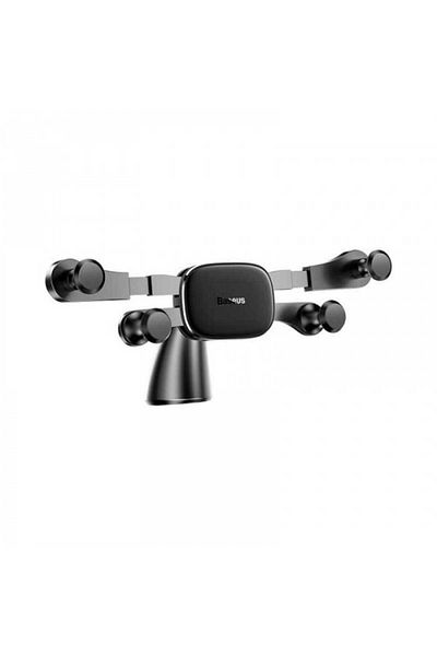 Baseus Baseus Horizontal Black phone holder with self-adhesive tape