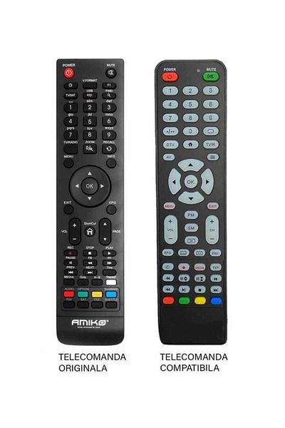 OEM Compatible remote control for Amiko HD83 IR receiver 787 (479)