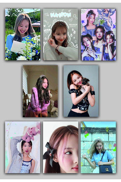 Pankart Evi Set de cărți foto TWICE NAYEON 8 bucăți - Cărți foto Kpop
