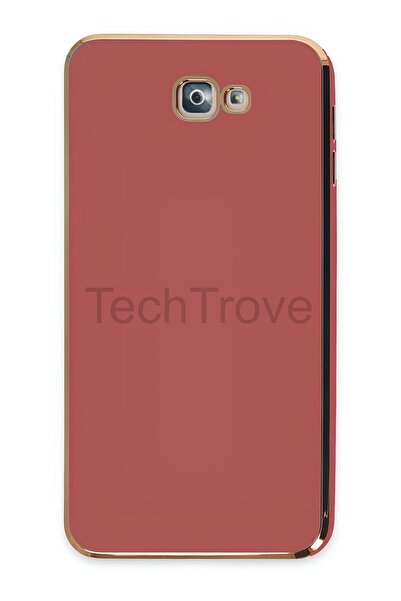 TechTrove Samsung Galaxy J7 Prime Kılıf Parlak Tasarım Kamera Korumalı Ultra ...