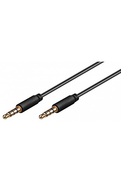 goobay Cablu audio Jack Stereo 3.5 mm 4 pini - 3.5 mm 0.5m