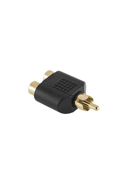 Cabletech RCA to 2x RCA female gold-plated adapter