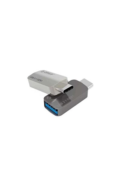 Orico Adaptor OTG USB Type C tata - USB Type A mama metal argintiu 3A Orico CTA2