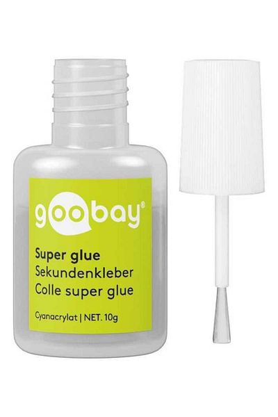 FixPoint Super glue bottle with brush 10gr Goobay
