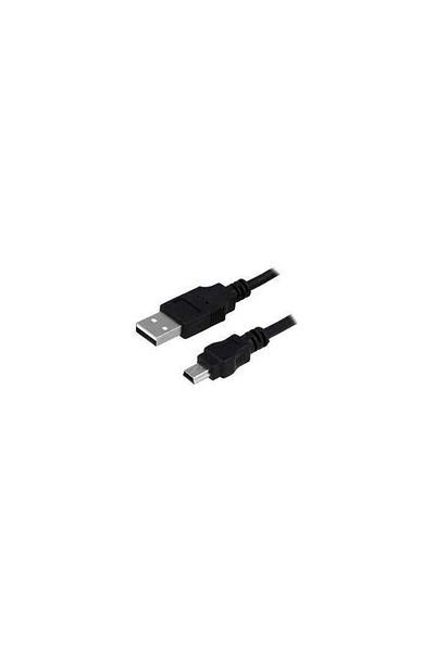 LogiLink Cable USB 2.0 A plug - USB B mini plug nickel-plated 3m black LOGILINK CU0015