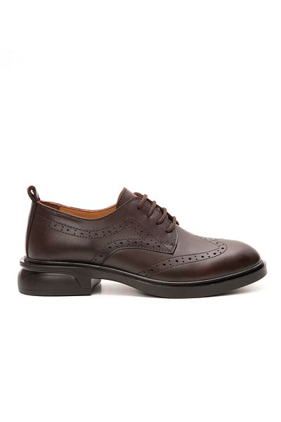 Bulls & Gulls Pantofi oxford de damă cu șireturi din piele naturală