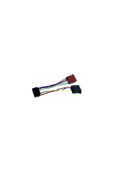 Well ISO cable for connecting JVC car player 16p 12 Well connectors