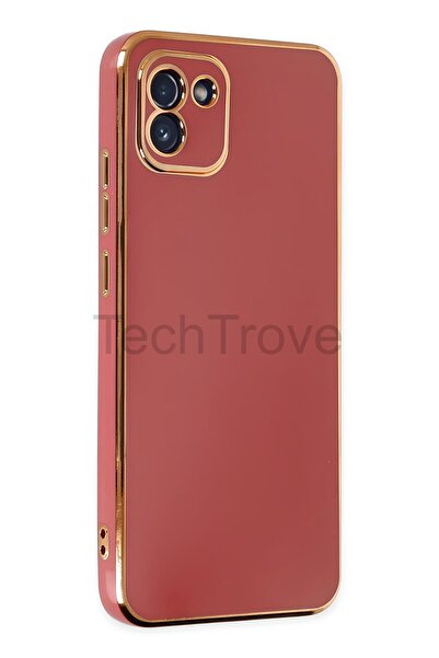 TechTrove Samsung Galaxy A03 Kılıf Parlak Tasarım Kamera Korumalı Ultra Yumuş...