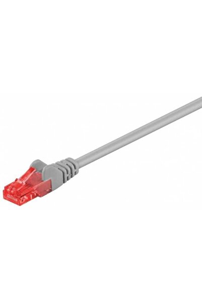 goobay Cablu UTP CAT6 15m patchcord RJ45 x2 CCA neecranat gri