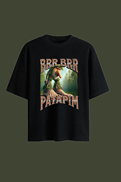 Dupe Design BRR BRR PATAPIM Tricou oversize imprimat