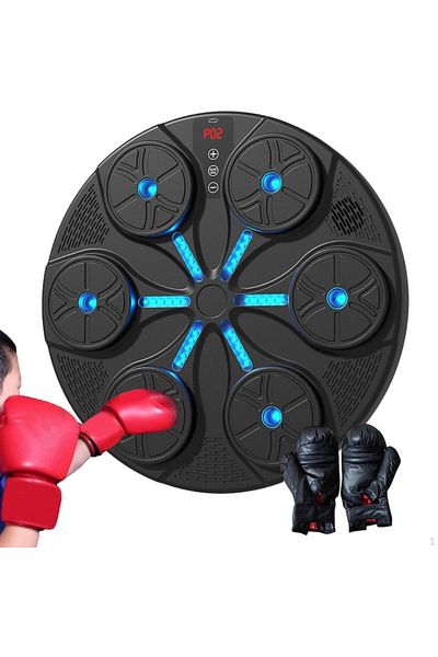FOXMAG24 Training Target For Boxing, Dimensions 36.5x36.5cm, Usb Charging, Bluetooth, For Kids And Adults, Wi