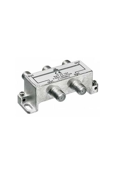 goobay Indoor CATV distributor 4 outputs 5-1000Mhz