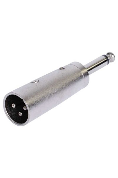 BST Adaptor audio tata XLR - JACK 6.35 tata MONO metal 18-5567