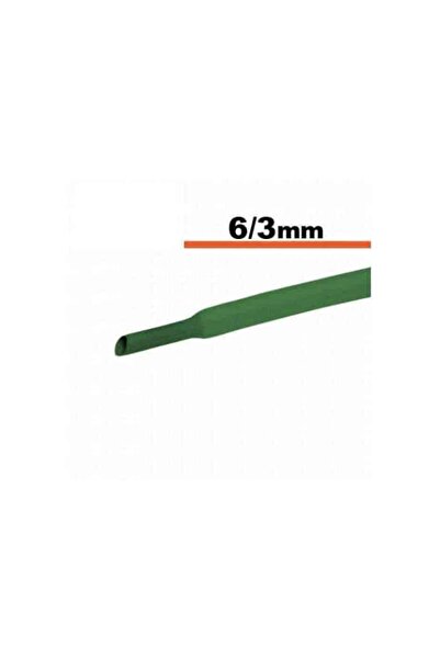 OEM Tub termocontractibil verde 6mm/ 3mm 0.5m