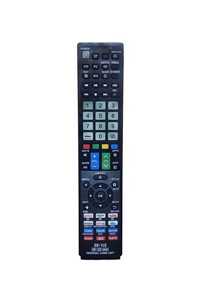 OEM Telecomanda universala compatibila TV Sharp SH-1LC + functia de learning/copy IR 1429 (450)