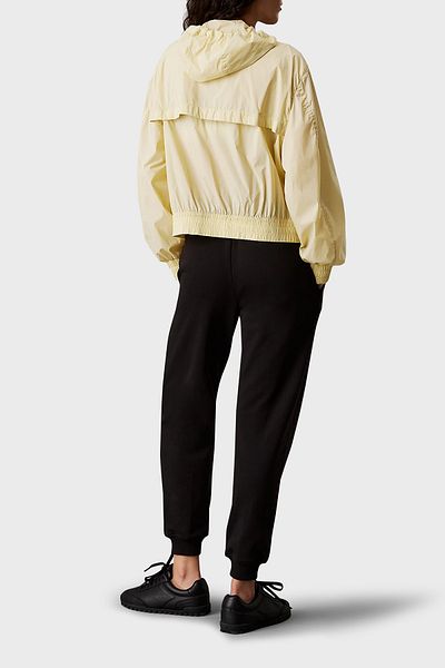 Calvin Klein Pantaloni slim din bumbac cu picior cu nervuri J20J225