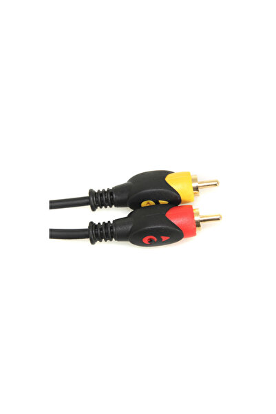 OEM Кабел 2x RCA - 2x RCA Gold 1.5m мъжки-мъжки златни контакти