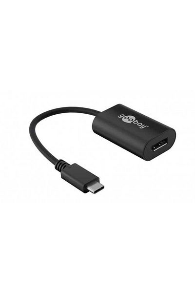 goobay Cablu adaptor USB Type C la Displayport tata-mama 0.2m 4K