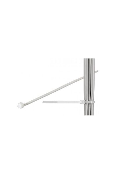 FixPoint Plastic cable ties 310x4.8mm transparent 100pcs fixPoint