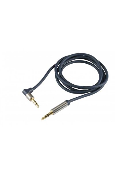 Home by Somogyi Cablu audio HiFi stereo Jack 3.5 mm - 3.5 mm 90 grade 1m dubl...