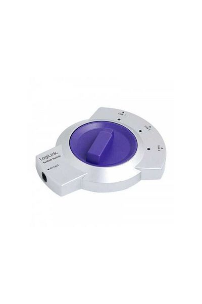 LogiLink Switch Toslink male plug - Toslink female socket x3 LOGILINK CA1004