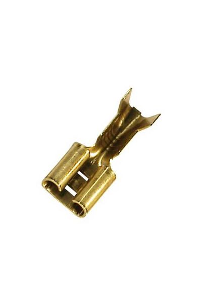 Home by Somogyi Female cable lug 6.3x0.5 mm copper for cable 0.5-1mm2 KSH 6,3-0,5/Cu