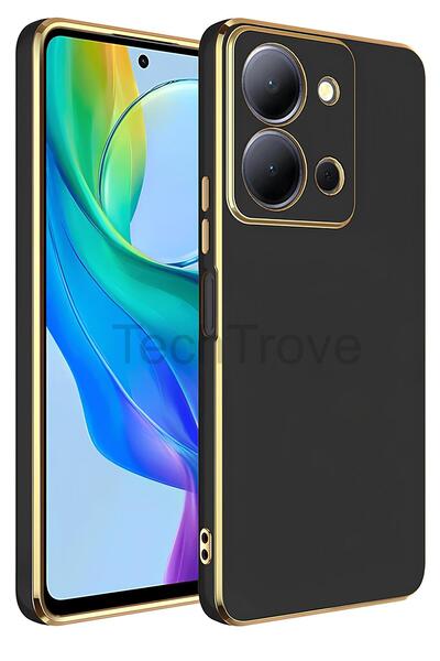 TechTrove Vivo Y36 Kılıf Parlak Tasarım Kamera Korumalı Ultra Yumuşak Esnek A...