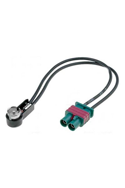 4CarMedia Adaptor antena Fakra mufa x2 - ISO mufa in unghi ZRS-2F-ISO