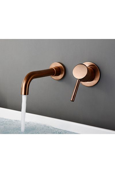 Blackswan Design Baterie chiuveta baie, Blackswan, Tip M209, model rose gold, dimensiune 20 cm