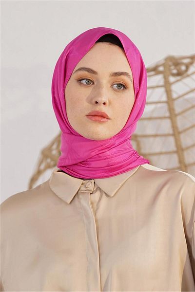 Loryan Floss Jacquard Retro Fuchsia Shawl
