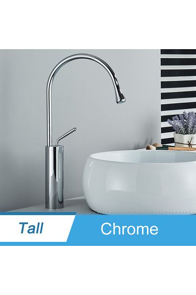 Blackswan Design Baterie chiuveta baie, Blackswan, Tip M229, model crom, dimensiune 46 cm
