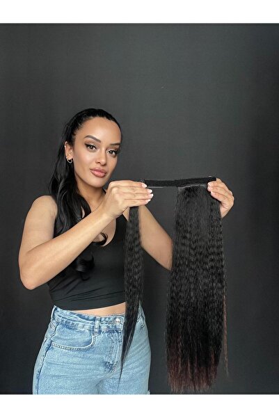 Suzan Peruk Tost görünümlü saç - At kuyruğu Postiş Bağcıklı En kullanışlı mod...