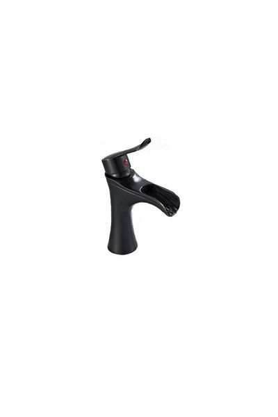Blackswan Design Baterie chiuveta baie, Blackswan, Tip cascada M4, model negru antichizat, dimensiune 18 cm