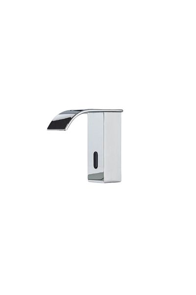 Blackswan Design Baterie chiuveta baie, Blackswan, Tip M185, crom scurt cu pipa tip cascada si senzor, 15 cm