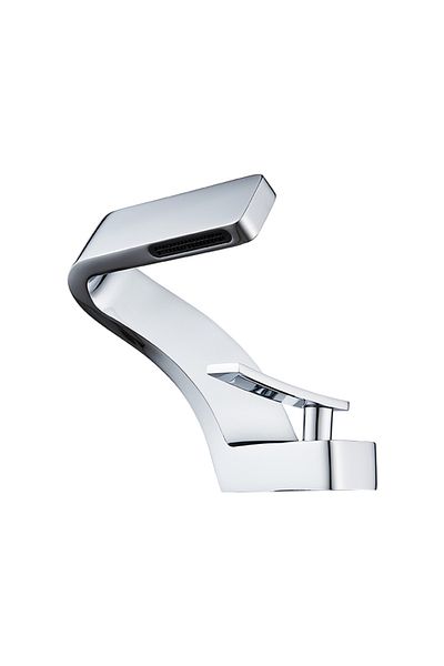 Blackswan Design Baterie chiuveta baie, Blackswan, Tip M204, model crom cu pipa tip cascada, dimensiune 15 cm
