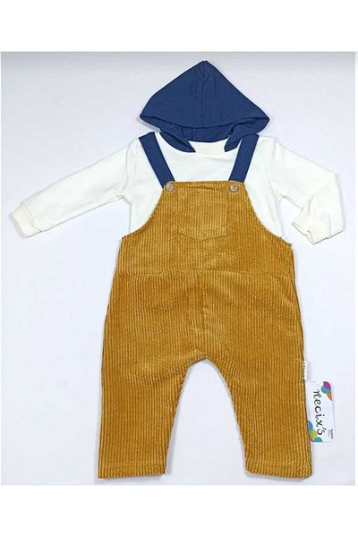 Nimini Kids New Season Hooded Sweatshirt & Velvet Baby Kids Salopet