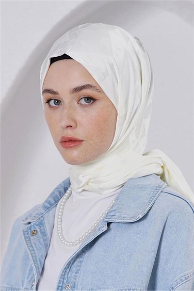 Loryan شال جاكار دلتا إكرو منسوج