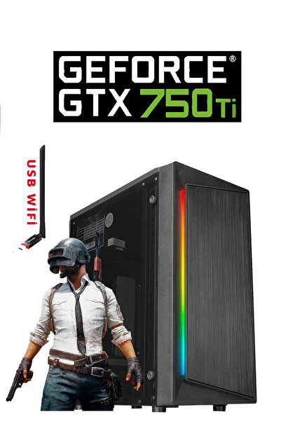 Dmc N38x(PUBG,GTA 5) I5-3470,16gb Ram,256gb Ssd,4gb Gtx750ti,19''monitör,oyuncu Masaüstü Bilgisayar